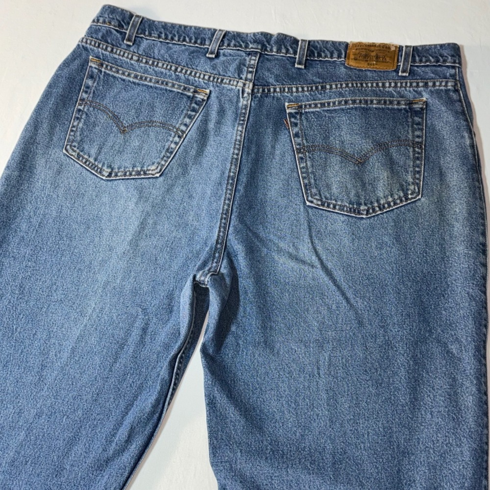 Vintage Levis 545 Jeans Mens 44*x32 Blue Loose Fit Straight Leg Skater 90s